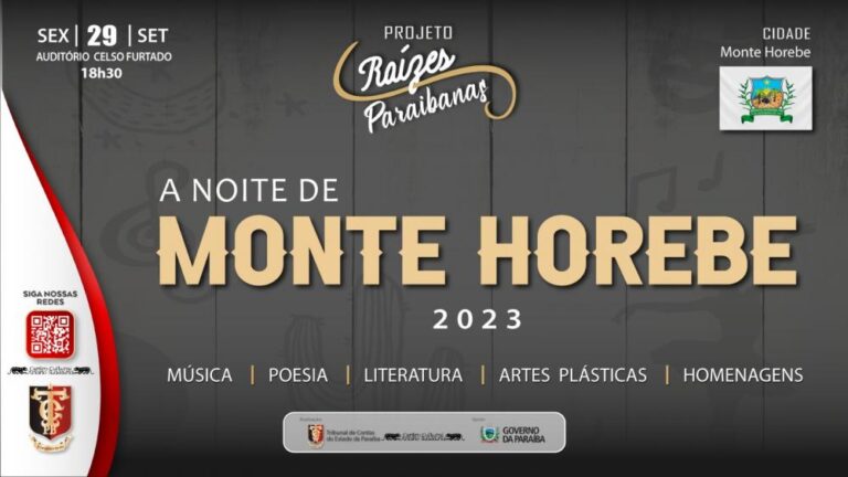 Confira os vídeos. Reconhecimento e Convite. O Tribunal de Contas do Estado da Paraíba, CONVIDA Crianças do Serviço de Convivência da cidade de Monte Horebe, para fazerem apresentação cultural