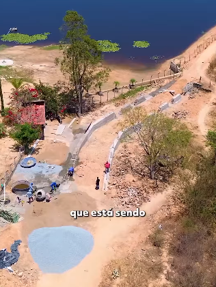 PREFEITO MARCOS ERON VISITA OBRA DA CONSTRUÇÃO DA PASSAGEM MOLHADA DO SÍTIO SERROTE E COMEMORA ADIANTAMENTO DOS SERVIÇOS