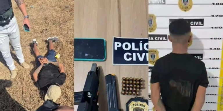 Polícia Civil prende suspeito ligado ao “Bonde do Cangaço” no Sertão da PB