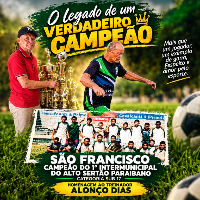 José Alonço Dias: uma trajetória de dedicação ao esporte, incentivo aos jovens e contribuição para o desenvolvimento esportivo da região