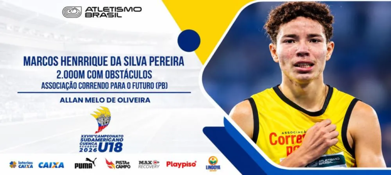 Cidade de Monte Horebe no pódio do Brasil: Marcos Henrique sai do Sertão paraibano e chega à Seleção Brasileira de Atletismo